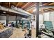 Unfinished basement space showing storage capacity, laundry, and utility access at 1448 Drayton Woods Dr, Tucker, GA 30084