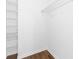 A walk-in closet with white wire shelving units to organize storage at 3881 Moore Rd, Ellenwood, GA 30294