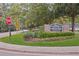 Well maintained Tumlin Park signage with lush landscaping in a neighborhood setting at 234 Pam Sw Ln, Marietta, GA 30064