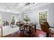 Open-concept floor plan with hardwood floors, and living area leading to the kitchen at 655 Mead Se St # 79, Atlanta, GA 30312