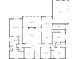 Detailed floor plan showcasing the layout of the bedrooms, bathrooms, kitchen, living spaces, and garage at 1609 Holly Ridge Dr, Loganville, GA 30052