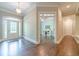 Entryway features hardwood floors and an open design at 1609 Holly Ridge Dr, Loganville, GA 30052