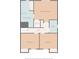 A floor plan featuring a primary bedroom with WIC, primary bath, hall and two bedrooms at 3117 Calumet Nw Cir, Kennesaw, GA 30152