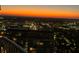 Gorgeous orange sunset view from this building in the city at 400 W Peachtree Nw St # 3801, Atlanta, GA 30308