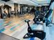 Well-equipped gym featuring modern exercise bikes and weight-training machines for residents at 400 W Peachtree Nw St # 3801, Atlanta, GA 30308