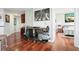 Unique living space with a custom bar made from a vintage scooter at 400 W Peachtree Nw St # 3801, Atlanta, GA 30308