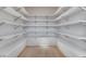 Walk-in pantry with custom shelving offers ample storage space at 180 Paislee Park (Lot #9 Paislee Park) Dr, Fayetteville, GA 30215