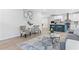 Bright open-concept living room and kitchen featuring stylish decor and stainless appliances at 1924 Browns Mill Se Rd, Atlanta, GA 30315
