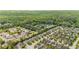 Expansive aerial view showcasing a well-planned residential community with lush green surroundings at 4900 Kentwood Dr, Marietta, GA 30068
