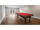 Game room featuring a pool table and hardwood floors at 4900 Kentwood Dr, Marietta, GA 30068