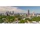 Picturesque aerial view of the city skyline, featuring iconic landmarks and lush green spaces at 625 Kennesaw Ave, Atlanta, GA 30308