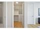 Well-organized walk-in closet with ample shelving and storage space at 2425 Peachtree Rd # 508, Atlanta, GA 30305