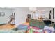 Comfortable living area with stairs, stylish furniture, and a bright atmosphere at 4060 Haverhill Ne Dr # F, Atlanta, GA 30342