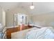 This bedroom features french doors, wood floors and an area rug at 509 Ponce De Leon Pl, Decatur, GA 30030