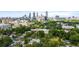 Aerial view of property with modern architecture with skyline in the background at 520 Wabash Ne Ave, Atlanta, GA 30312