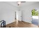 Bonus room with hardwood floors leading to a deck at 520 Wabash Ne Ave # B, Atlanta, GA 30312