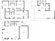Detailed floor plan of a multi-story home, showcasing the layout of bedrooms, bathrooms, and living areas at 520 Wabash Ne Ave # B, Atlanta, GA 30312