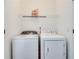 Convenient laundry room with white washer and dryer units at 520 Wabash Ne Ave # B, Atlanta, GA 30312