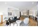 Bright, open-concept living area flows into the kitchen, perfect for entertaining guests at 520 Wabash Ne Ave # B, Atlanta, GA 30312