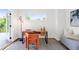Bright home office features a modern desk, outdoor access and a comfortable sitting area at 520 Wabash Ne Ave # B, Atlanta, GA 30312