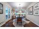 Cozy dining room view of a kitchen featuring stainless appliances and plenty of counter space at 2469 Elizabeth Ann Ne Ln, Atlanta, GA 30324