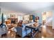 Cozy living room featuring a fireplace and hardwood floors, creating a warm and inviting atmosphere for gatherings at 2469 Elizabeth Ann Ne Ln, Atlanta, GA 30324