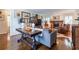 Inviting living area featuring hardwood floors, cozy furniture, and a fireplace, creating a welcoming and stylish space at 2469 Elizabeth Ann Ne Ln, Atlanta, GA 30324