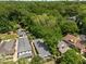 Aerial view of a property surrounded by mature trees in a residential neighborhood at 416 2Nd Ave, Decatur, GA 30030