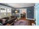 Stylish living room featuring hardwood floors, abundant natural light, and sophisticated decor at 416 2Nd Ave, Decatur, GA 30030