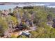 Treasure Lake nestled amongst dense tree coverage at 1094 Plantation Ct, Villa Rica, GA 30180