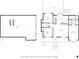 Detailed floor plan showcasing layout of home, garage, and deck at 1094 Plantation Ct, Villa Rica, GA 30180