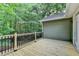 A backyard view from the wood deck at 4490 Highway 138 Sw, Stockbridge, GA 30281