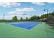Community tennis courts provide residents a recreational space for exercise and friendly competition at 5695 Overlook Station Dr, Suwanee, GA 30024