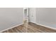 Neutral-colored bedroom features modern flooring and white trim at 5863 Landers Loop, Fairburn, GA 30213