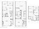 Detailed floor plan of first level with kitchen, living room, dining room, and bathroom at 1215 Comet View Se Trl, Smyrna, GA 30082