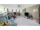 Finished basement with a cozy living area, recessed lighting, and neutral-colored walls at 55 Cross Pointe Ct, Hiram, GA 30141