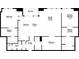 Detailed floor plan showcasing the layout of the home including bedrooms, kitchen, and living areas at 1820 Peachtree Nw St # 1110, Atlanta, GA 30309