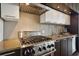 Gourmet kitchen with stainless steel appliances and tiled backsplash at 1820 Peachtree Nw St # 1110, Atlanta, GA 30309