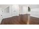 This bedroom boasts hardwood floors, closet space, and natural light for a bright and comfortable feel at 1909 Moores Mill Nw Rd, Atlanta, GA 30318