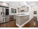 Modern kitchen featuring stainless steel appliances, and white subway tile backsplash at 1909 Moores Mill Nw Rd, Atlanta, GA 30318
