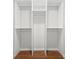 Bright closet with shelving and hardwood floors at 2638 Stoney Creek Rd, Marietta, GA 30067