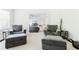Relaxing living room area with gray chairs and ottomans at 3241 Alhambra Cir, Hampton, GA 30228