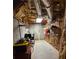 Unfinished basement with exposed utilities, shelving, and insulation at 1045 River Pt, Suwanee, GA 30024