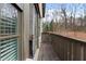 Private balcony offers serene views and a tranquil outdoor space for relaxing and unwinding at 6711 Cadence Blvd, Atlanta, GA 30328