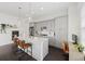 Well-appointed kitchen with a center island, stainless appliances, and stylish pendant lighting at 6711 Cadence Blvd, Atlanta, GA 30328