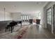 The spacious lounge and lobby provides ample seating for residents and guests at 6711 Cadence Blvd, Atlanta, GA 30328