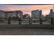 Large private balcony offers stunning views of the city skyline at sunset at 700 Park Regency Ne Pl # 1203, Atlanta, GA 30326