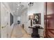 Bright hallway featuring elegant decor, recessed lighting, and marble floors, leading to living spaces at 3286 Northside Nw Pkwy # 903, Atlanta, GA 30327