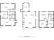 Full property floorplan showing all three floors, bedrooms, living areas, and bathrooms at 5810 Tree Line Ter, Lithonia, GA 30058