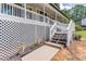 Close up of stairs leading up to a porch at 5139 Coolamber Dr, Powder Springs, GA 30127